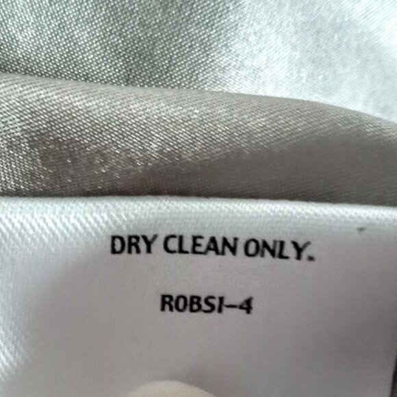 Eileen Fisher Petite Taupe Ripple Bindu Silk Jacket - Picture 9 of 9